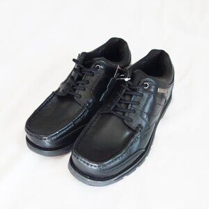 Kangol Mens Harrow Leather Eyelets Lace Up Shoes Moulded Sole Stitched (5.5) NWT